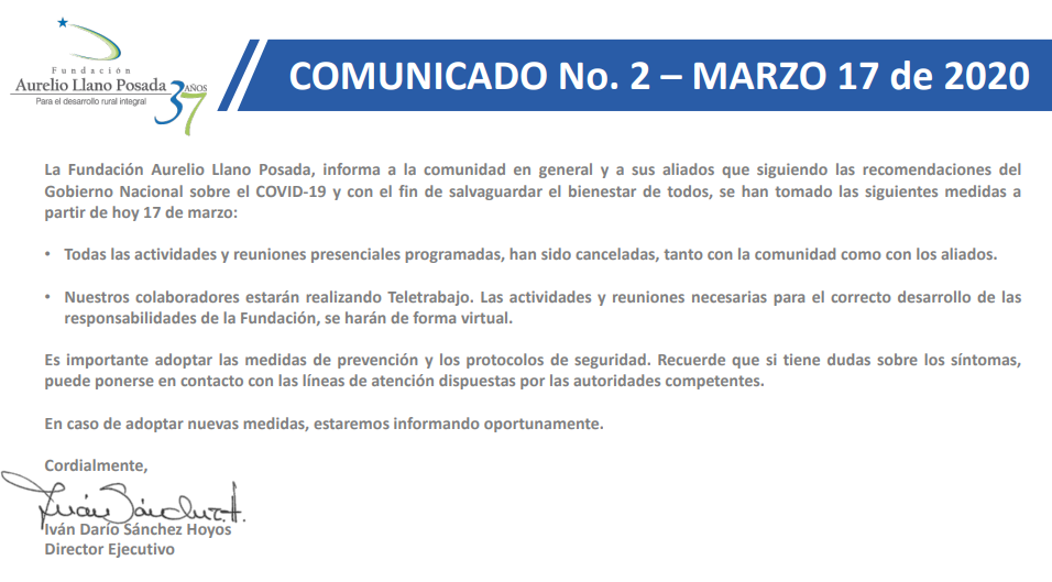 Comunicado -FALLP-COVID-19
